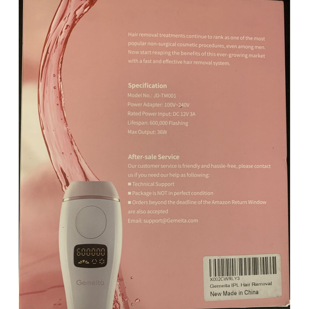 Gemeita Professional IPL Hair Removal for Women and Men - Picture 2 of 5